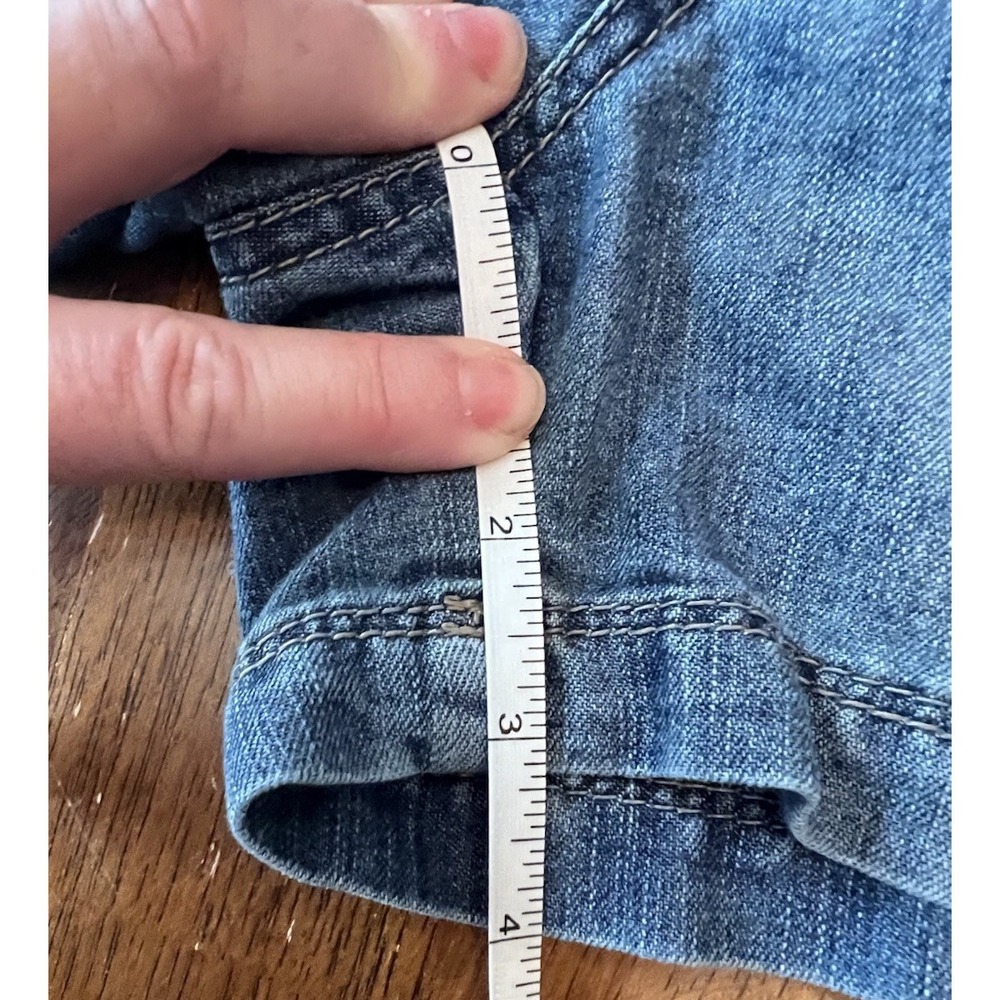 Vintage Y2K UnionBay Juniors Denim Cargo Shorts 3 Blue Juniors Retro Millennial - Picture 15 of 15